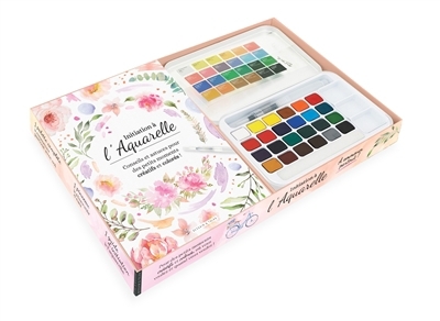 Initiation à l'aquarelle : à emporter partout ! : conseils et astuces pour des petits moments créatifs et colorés ! | 