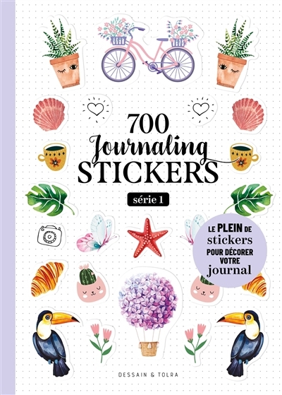 700 journaling stickers : série 1 | 