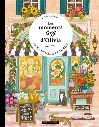 Les moments cosy d'Olivia : 40 planches à colorier | Gibbs, Olivia