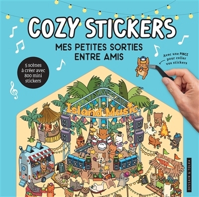 Cozy stickers : Mes petites sorties entre amis | Boyer, Alain