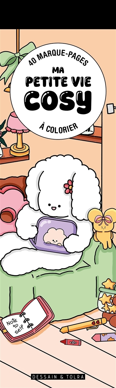 Ma petite vie cosy : 40 marque-pages à colorier | 