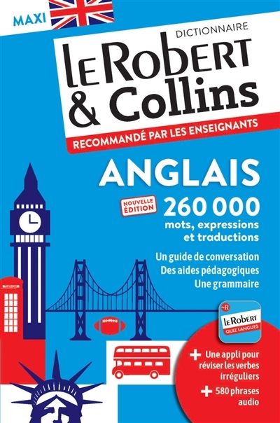 Robert & Collins anglais maxi : français-anglais, anglais-français (Le) | 