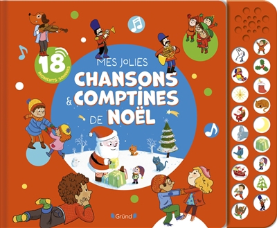 Mes jolies chansons & comptines de Noël | Cordier, Séverine (Illustrateur) | Frossard, Claire (Illustrateur) | Combes, Mélanie (Illustrateur) | Rohrbach, Sophie (Illustrateur)