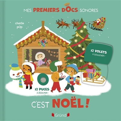 C'est Noël ! : 12 volets à soulever ! | Zoubenko, Marion (Auteur) | Pop, Charlie (Illustrateur)
