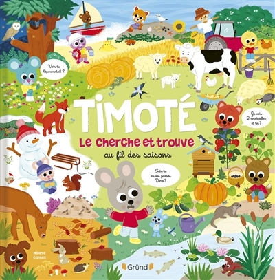 Timoté : le cherche et trouve au fil des saisons | Combes, Mélanie (Illustrateur)