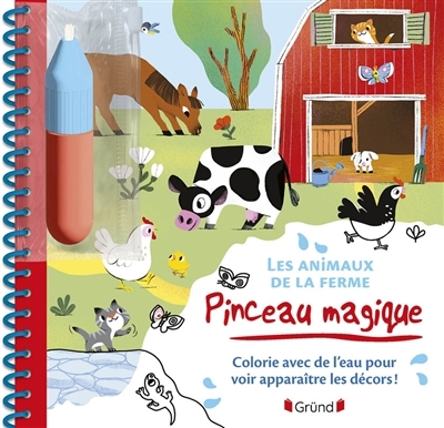 Pinceau magique : Les animaux de la ferme | Neradova, Maria (Illustrateur)