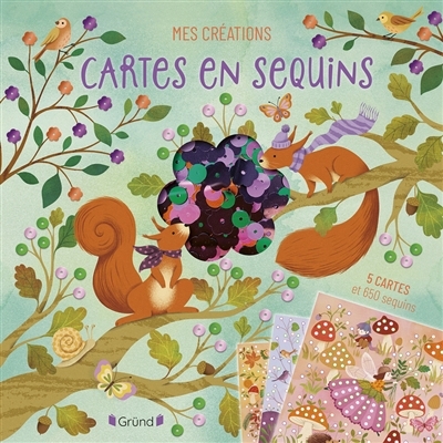 Cartes en sequins | Desbons, Marie (Illustrateur)