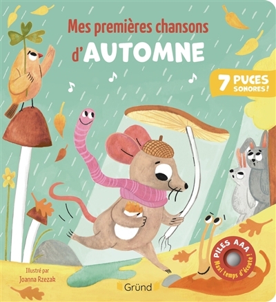 Mes premières chansons pour l'automne | Rzezak, Joanna (Illustrateur)