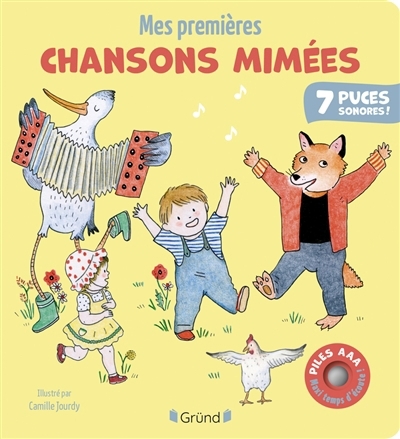 Mes premières chansons mimées | Jourdy, Camille (Illustrateur)