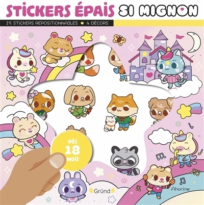 Stickers épais si mignon | Ahorine