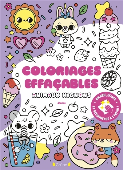 Coloriages effaçables : Animaux mignons | Ahorine