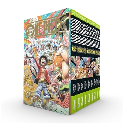 One Piece : coffret vide Ile des hommes-poissons : tomes 62 à 70 | 