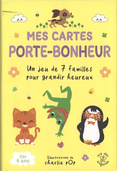 Mes cartes porte-bonheur : un jeu de 7 familles pour grandir heureux | Jeux collectifs & Jeux de rôles