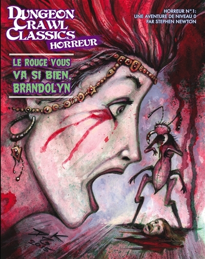 Dungeon crawl classics : horreur  T.01 - rouge vous va si bien, Brandolyn (Le) | Newton, Stephen