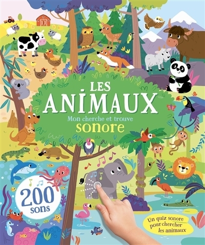 Mon cherche et trouve sonore - Les animaux | 