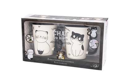 Coffret : chat va bien ! | Bogdan, Elena