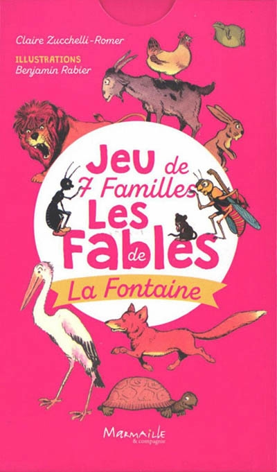 Jeu de 7 familles : les fables de La Fontaine | Jeux pour la famille 