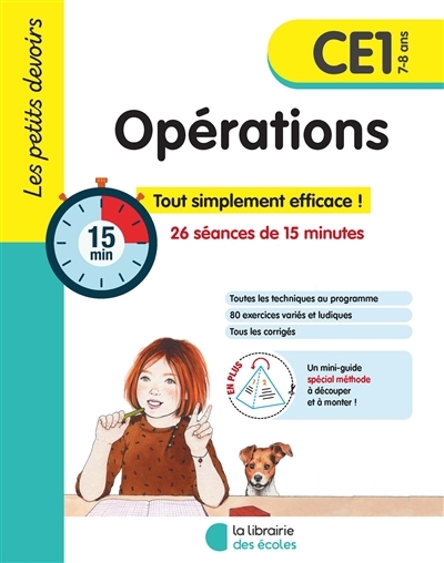 Opérations CE1, 7-8 ans | Paire, Natalie (Auteur) | Gravier, Alice (Illustrateur)