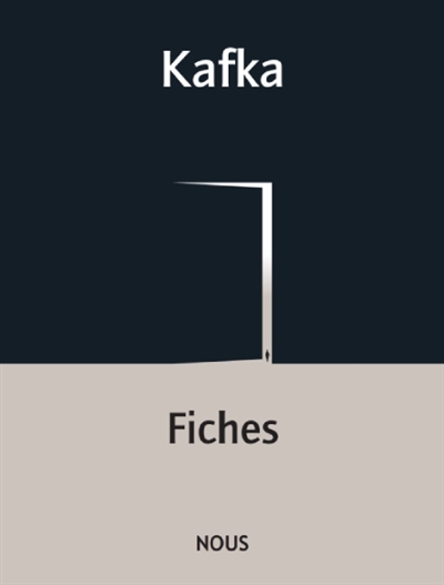 Fiches | Kafka, Franz (Auteur) | Mathieu, Marc-Antoine (Illustrateur)