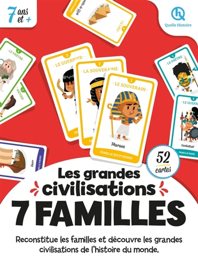 7 familles Civilisations (2nde Ed) | Enfants 5–9 ans 