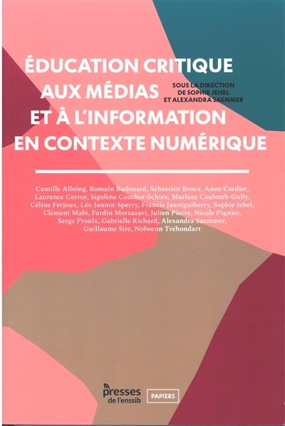 Education critique aux médias et à l'information en contexte numérique | 