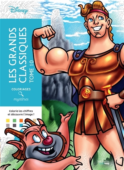 Coloriages mystères Disney - Les grands classiques Disney T.10 | Mariez, Jérémy (Illustrateur)