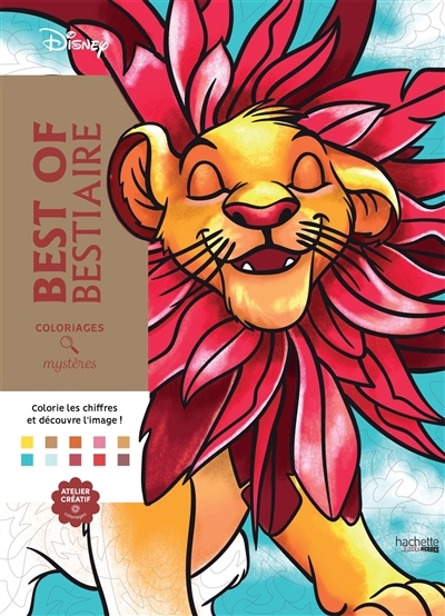 Coloriages mystères Disney - Best of Bestiaire | Karam, Alexandre (Illustrateur) | Mariez, Jérémy (Illustrateur) | Perez, Christophe-Alexis (Illustrateur)