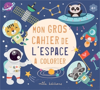 Mon gros cahier de l'espace à colorier | 