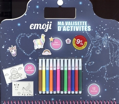 Ma valisette d'activités EMOJI | Leslie, Chesnut (Auteur)