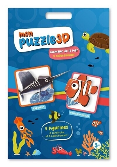 Animaux de la Mer à collectionner : Mon puzzle 3D | 