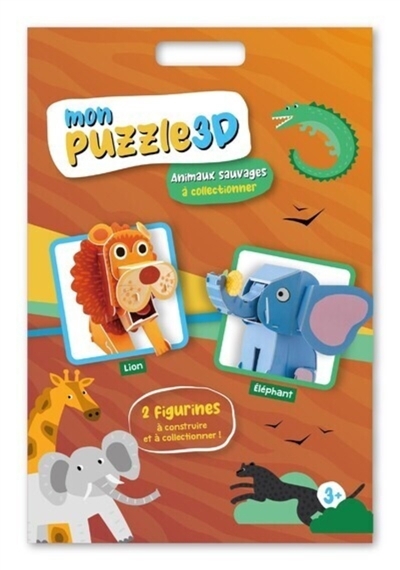 Animaux Sauvages à collectionner : Mon puzzle 3D | 