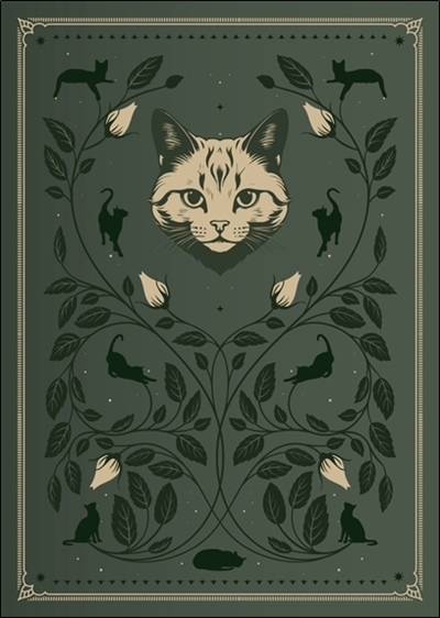 Grimoire vierge chat | Papeterie fine