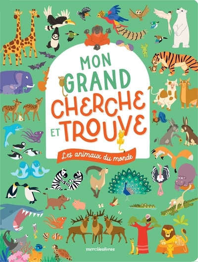 Mon grand cherche et trouve - Les animaux du monde | K'Naye (Illustrateur)