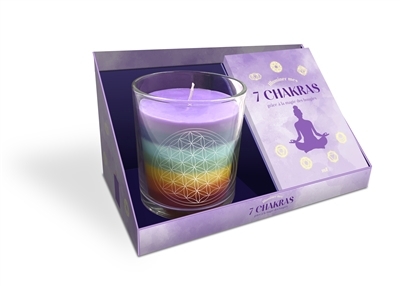 Illuminer mes 7 chakras : grâce à la magie des bougies : coffret | 