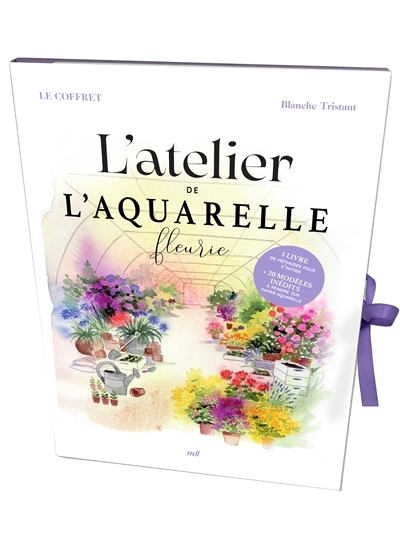 atelier de l'aquarelle fleurie (L') | Tristant, Blanche