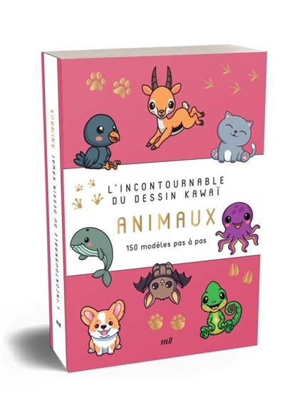 L'incontournable du dessin kawaï, animaux : 150 modèles pas à pas | Pot, Véronique (Auteur)