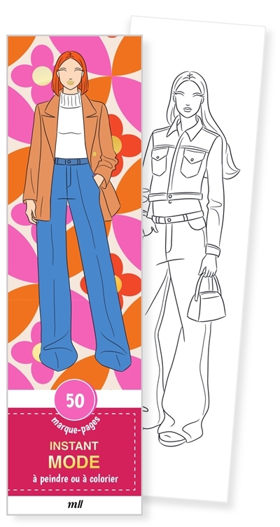 Instant mode : 50 marque-pages à peindre ou à colorier | 