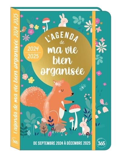 L'agenda pocket de ma vie bien organisée 2024-2025 : de septembre 2024 à décembre 2025 | Agenda et Calendrier et journaux intime