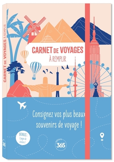 Carnet de voyages à remplir | 