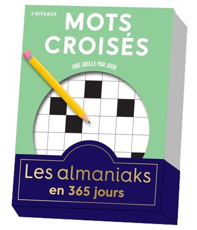 Mots croisés : une grille par jour : 3 niveaux | 