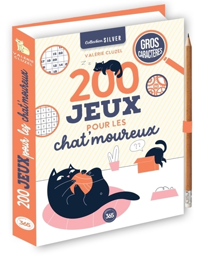 200 jeux pour les chat'moureux | Cluzel, Valérie (Auteur)