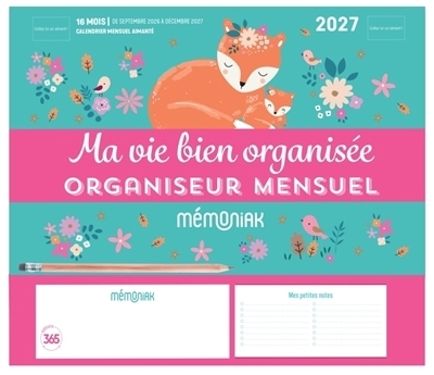 Ma vie bien organisée : Organiseur mensuel | 