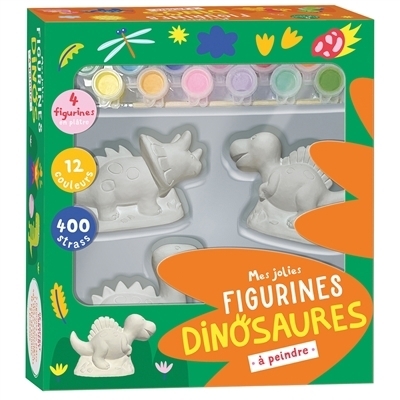 Mes jolies figurines dinosaures à peindre | Crayons, feutres et peinture