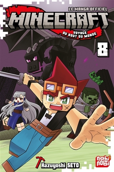 Minecraft, le manga officiel : voyage au bout du monde -  T.08 | Seto, Kazuyoshi (Auteur)