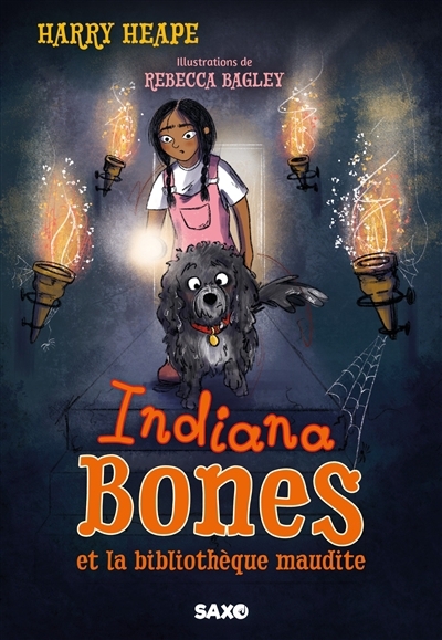Indiana Bones T.02 - Indiana Bones et la bibliothèque maudite | Heape, Harry (Auteur) | Bagley, Rebecca (Illustrateur)