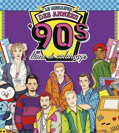 Meilleur des années '90s : livre de coloriage (Le) | Coloriage