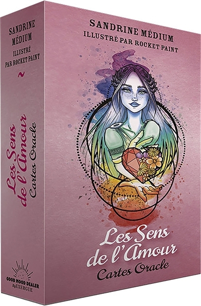 sens de l'amour : cartes oracle (Les) | Sandrine médium (Auteur) | Rocket Paint (Illustrateur)