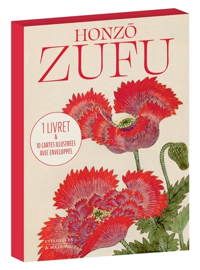 Honzo Zufu : 1 livret & 10 cartes illustrées avec enveloppes | Papeterie fine