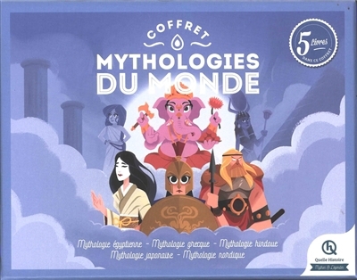 Coffret : mythologies du monde | Baron, Clémentine V. (Auteur) | Gouazé, Julie (Auteur) | Wennagel, Bruno (Illustrateur) | Ferret, Mathieu (Illustrateur) | Biasse, Guillaume (Illustrateur)