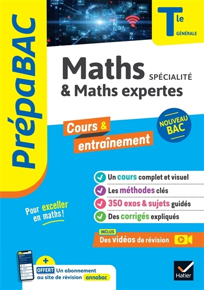 Maths spécialité & maths expertes, terminale générale | 